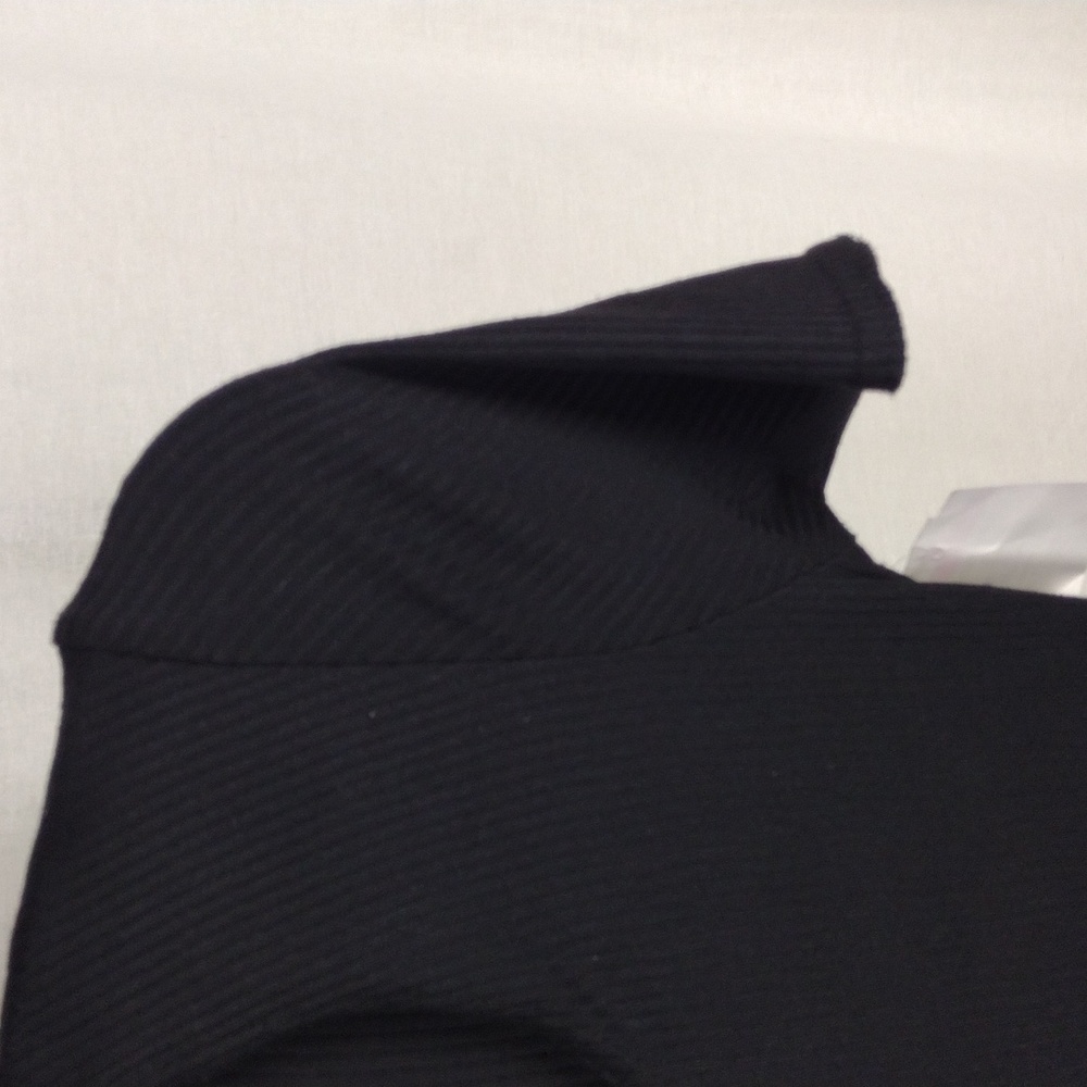 LOVE ADY NECK CUTOUT RIB KNIT BLACK DRESS SIZE XS (0-2) NWT - Picture 14 of 15